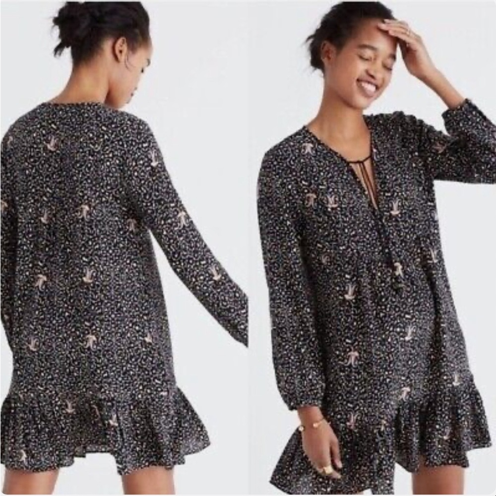 Madewell Silk Fiesta Paisley Dress